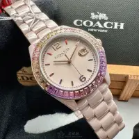在飛比找momo購物網優惠-【COACH】COACH手錶型號CH00161(粉紅錶面粉紅
