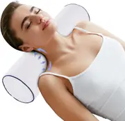 Cervical Neck Roll Pillow Cylinder Round Cushion Bolster Support for Sleeping Memory Foam Bolster Ergonomically Designed Ideal