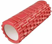 EVA Foam Roller - 33cm x 14cm Muscle Roller Massage Roller for Yoga, Pilates, Back Exercise, Back Pain Relif, Relieve Sore Muscles for Fitness Sports Home Gym, Deep Tissue Massage Physio (red)