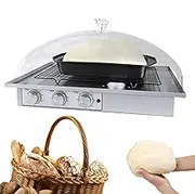 Multifunctional Dough Proofer, Bread Pizza Dough Proofing Box with 24-54°C Adjustable Temperature, 0-120 Minutes Timing, Humidity Sourdough Bread Proofing for Making Bread,Steamed Buns