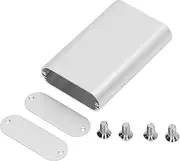 Marhynchus Aluminum Electronic Box Project Enclosure 6063-T5 Industrial Extruded Aluminum Alloy 24x70x110mm Matte Silver for Circuit Board PCB Power Amplifier