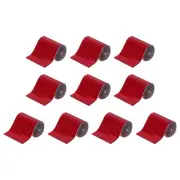 4800 PCS Glass Mirrors Disco Ball Tiles Self-Adhesive Wine Red 5x5mm, 10 Sheet