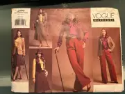 Vogue 2490 Wardrobe Pattern Size 6-8-10 Uncut Skirt Pants Blouse Vest Jacket