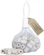 DIMIKRO EM Keramik 100 g - Grey Pipes + Info Brochure on Application of EM Ceramics - Water Energisation, Fresh & Soft Water - DIY Collars, Animal Collars (100 g)