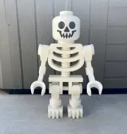 Giant 20” Tall LEGO SKELETON Halloween Figure Pirate Castle Ghost Zombie