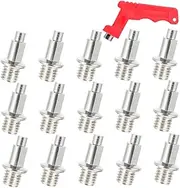 [WOONEKY] Jumping Nails for Professional Running Track Spikes Replacement Nails Steel Needle Shape Lightweight Elastic Easy to Install