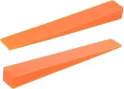 JOINPAYA 2Pcs Piano Rubber Tuning Mutes Maintenance Kit Safe Wedge Tools for Soundproofing Piano Strings for Beginners and Professionals Durable Instrument Supplies Orange