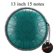 Glucophone Steel Tongue Drum 13" 15 Notes & 12" 13 Notes Handpan Instrument