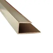 Roberts 12mm x 3.3m Bronze End Trim - 10 Pack