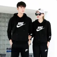 在飛比找Yahoo!奇摩拍賣優惠-NIKE 耐克 耐吉連帽衛衣套裝 連帽衛衣 縮口褲 休閒長褲