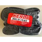 {2+2單車生活}KENDA 建大 26吋 26X1.5/1.75 美嘴 登山車內胎 丁基橡膠 A/V 559尺寸