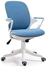 Home Comfort Chairs Velvet Children Desk Chair Kids Study Chair Swivel with Loop Arms for Girls, Kids