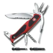 VICTORINOX Folding Knife Ranger Grip 174 Red Handyman Multi Tool Limited Model
