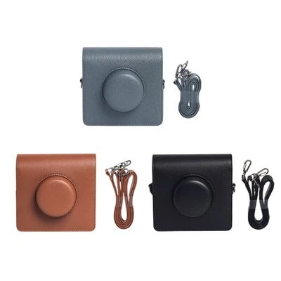 Case for Wide Instants Camera PU Leather Bag with Shoulder Straps
