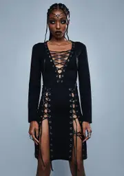 [Widow] Fallen Kingdom Lace Up Dress