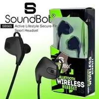 在飛比找PChome商店街優惠-藍芽耳機 美國聲霸SoundBot SB565 運動耳機 防