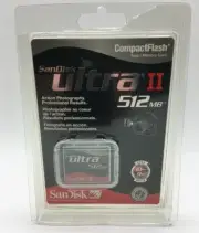 Sandisk Ultra II 512 MB Compact Flash Memory Card (SDCFH-512-901)