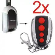 2x Steel-Line ZT-07 Replacement Garage Door Remote SD800/SD1200 Transmitter New
