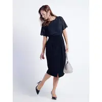 在飛比找momo購物網優惠-VERTEX日本百貨花卉刺繡連衣裙