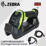Zebra LI3678-SR3U42A0S1C Handheld Wired Barcode Scanner 1D Bar Code Reader