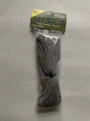 Pepperell Parachute 550 Cord 100 ft Gun Metal New