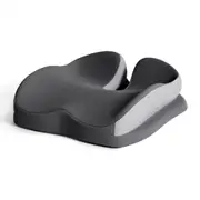 Seat Cushions for Office Chairs, Cushion for Long Sitting, Coccyx Cushion for Tailbone Press Relief, Memory Foam Seat Car Chair Cushion, Grey