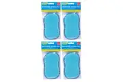 4x Spiffy 16cm Non Scratch Microfibre Dishwashing Cleaning Scrub Sponge Pad