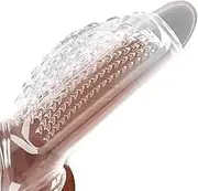 Male Penis Sleeve Cock Rings Girth Enlarger Enhancer Penis Extension Extender Sheath Sleeve for Adult Men Sex Toys