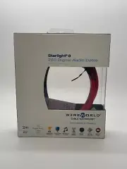 WIREWORLD Starlight 8 Coaxial Digital Audio Cable 75 ohm RCA to RCA 2 METER