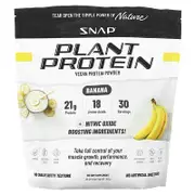 Snap Supplements, Plant Protein, Vegan Protein Powder, Banana, 853 g