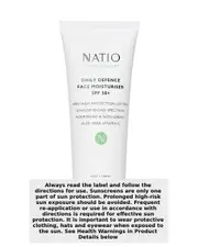 Natio Daily Defence Face Moisturiser SPF50+ 100ml