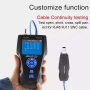 Portable Network Cable Tester TDR Multi-functional LCD Tracker RJ45 /RJ11 /CAT6