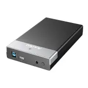 MAIWO K3568D HDD Enclosure 2.5/3.5inch SSD Case USB3.0 to SATA3.0 5Gbps External Case with USB2.0 Expansion Mobile Porta