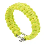 Survival Paracord Bracelets, Multi-purpose Cord Bracelet, Light Green