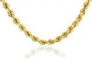 (20 inches) - 2 mm Ultra Light 10k Gold Rope Chain Necklace