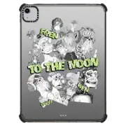 iPad Air (4th/5th gen) iPad Impact Case Ape In Monochrome Sticker iPad Case