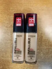 2 Pk: L'OREAL Infallible 32H Fresh Wear Foundation SPF25, Natural Buff 12C-2226