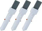 ATIE Pool Pumice Stone with EZ-Clip Handle to Reomve Erase Rust Stain Spot in Concrete Plaster Pool Spa and Calcium Deposit on Pool Tile (3 Pack)