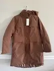 Calia Waterproof Hooded Parka in Rocky Mountain Brown NWT - Women's Size XS