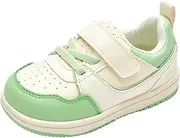 [Balabala] Unisex Kids Casual Sneakers Breathable Toddler Shoes with Hook and Loop,Comfortable and Lightweight