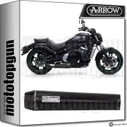 ARROW EXHAUST REBEL BLACK CARBY KAWASAKI VULCAN S 650 2017 17 2018 18