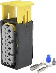 BIZOCA 15Pin 1-1563878-1 Waterproof Automotive Connectors Heavy Duty Sealed Connectors Series Additional Terminal and Seal(2-1563878-1)