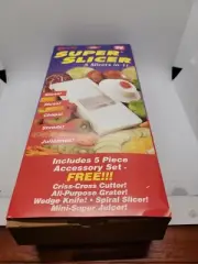 Super Slicer Original As Seen On TV Vintage New in Box