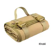 Training Molle Roll Up Hunting Gun Pad Tactical Shooting Range Mat Khaki