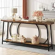 Tribesigns 180cm Console Table with Storage Extra Long Narrow Sofa Table Couch Console Table Behind Sofa Entryway Table Home Furniture TV Stand Hallway Table for Entryway Living Room
