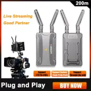 200M Wireless HDMI Extender Video Transmitter Receiver for Camera Live Streaming