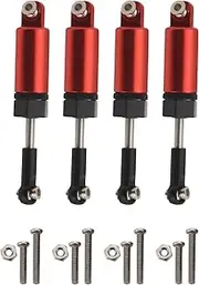 4Pcs Alloy for 1:16 C-14 C-24 Pickup Crawler Half Truck RC Car Spare Parts Upgrade Modified Parts,Red