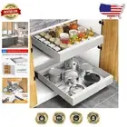 11.9" to 19" Wide Slide Out Drawer - Effortless Cabinet Organizer for Kitchen