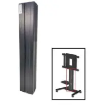 Promethean AP-FSM Fixed Height Mobile Stand Column & Bracket Only for ActivPanel