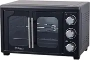 [HEALTHY CHOICE] 30L Air Fryer Convection Pizza Oven with Rotisserie – 360° Food Rotating Option, Digital Controls, Versatile Cooking for Pizza, Roasting, Baking, and Frying for Family Meals